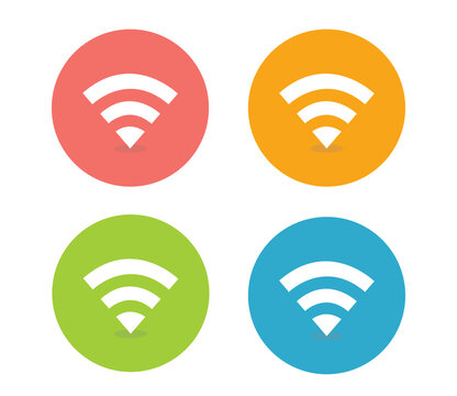 Wireless logo and wifi icon