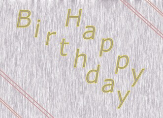Happy birthday card and backgrounds of various colors for everyone