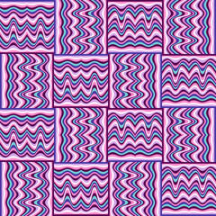 Abstract vintage geometric patch seamless pattern.