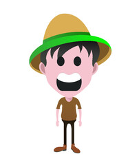 Cute little human figures