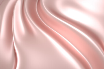 Beautiful, light, Rose Gold background. 3d illustration, 3d rendering.