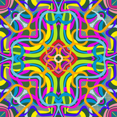 Vector abstract seamless pattern.