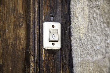Wooden door bell