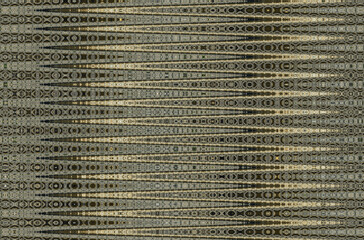 Abstract seamless beige gray zigzag pattern with wave from small details for any design. Artistic...