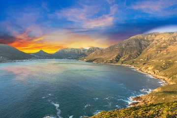 Fototapeten Hout bay lagoon twilight in Cape Town South Africa © Arnold