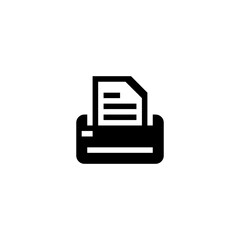  Printer icon symbol vector eps10