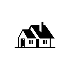 Real estate house icon symbol vector