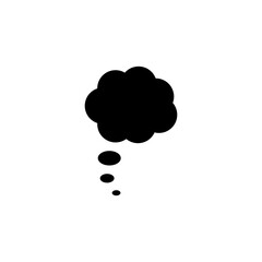Thought bubble icon symbol vector