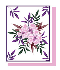 flowers floral arrangements for greeting card watercolor design