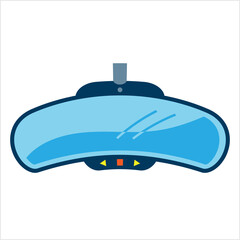 Car Rear View Mirror Icon