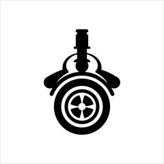 Caster Wheel Icon