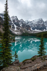 A picture of Moraine lake and Ten peaks.   Banff National park  AB Canada     
