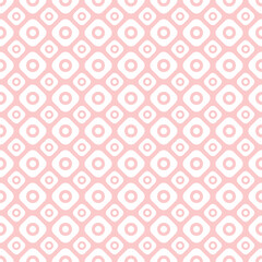Two different sized squares with circles seamless repeat pattern background 