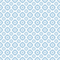 Two different sized squares with circles seamless repeat pattern background 