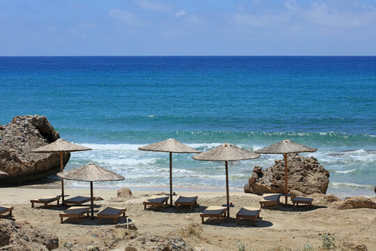Crete island falassarna red sand beach summer holidays 2020 covid-19 season modern high quality prints