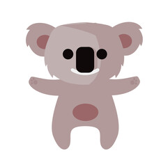cute kawaii animal happy koala