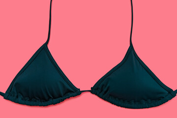 sexy bikini on a pink background