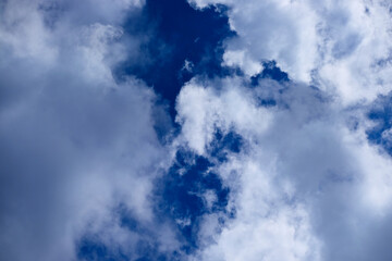 Clouds abstract high in the sky