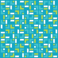 Beautiful of Colorful Geometric Square, Repeated, Abstract, Illustrator Pattern Wallpaper. Image for Printing on Paper, Wallpaper or Background, Covers, Fabrics