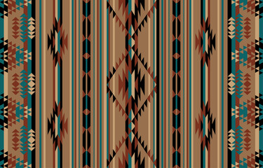 seamless geometric Navajo wallpaper pattern