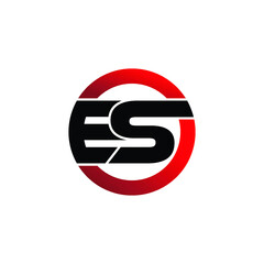 Letter ES logo icon design vector. monogram logo vector illustration