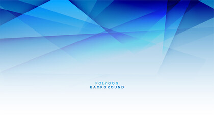abstract blue polygon shape background