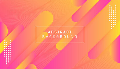 Colorful gradient geometric background. Abstract dynamic shapes composition design