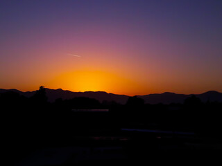 fotografia del atardecer