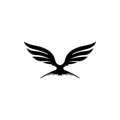 Obraz premium Falcon Wings Logo Template vector icon logo design