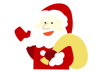 サンタさん（上半身で案内）