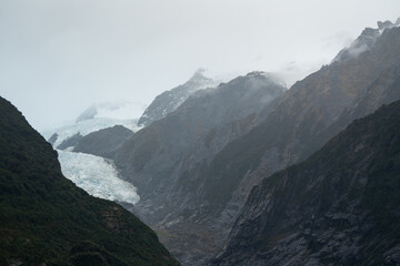 Fototapeta na wymiar Franz Josef Glacier in the South Island of New Zealand