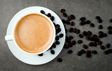 Cup of coffee.