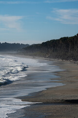 Bruce Bay beach on the West Coast of the South Island of New Zealand