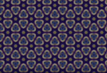 seamless blue floral pattern