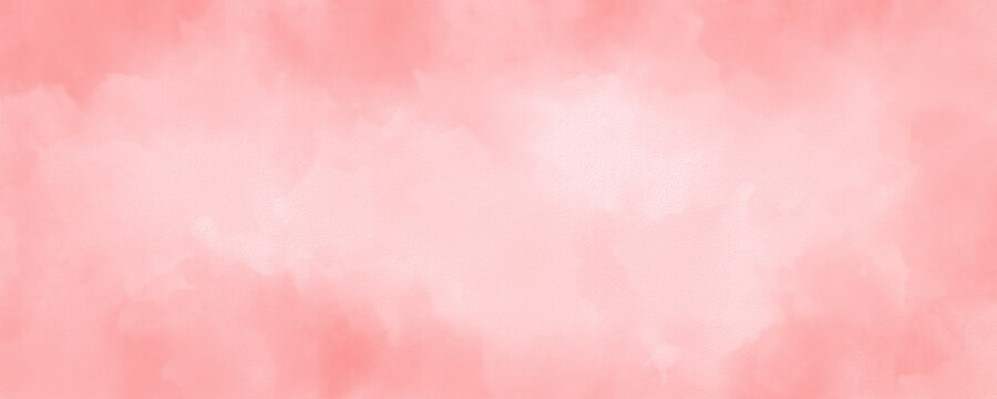 Abstract Pink Water Color Background, Illustration, Texture For Design