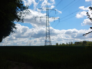 high voltage power lines