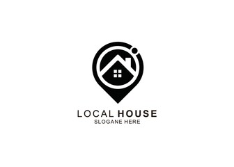 simple icon local house Logo Template Design inspiration
