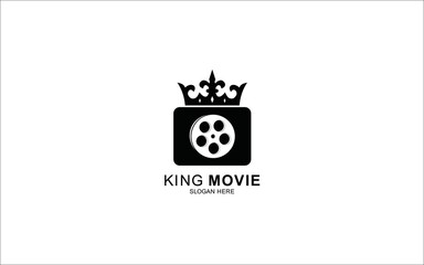 king movie Cinematography Film Production Logo Design