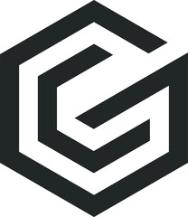 CG logo polygon