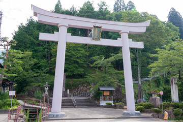 Keta Wakamiya Shrine. a famous historic site in Hida, Gifu, Japan.