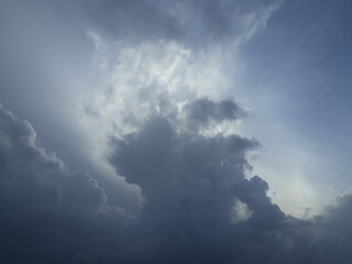 clouds in the sky
