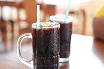 glass of beer on the table