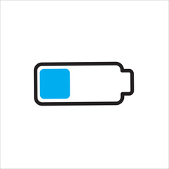 Battery icon vector