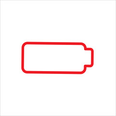 Battery icon vector