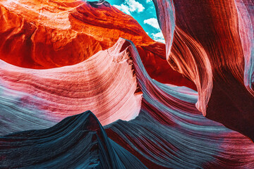 Antelope Canyon is a slot canyon in the American Southwest. © BRIAN_KINNEY