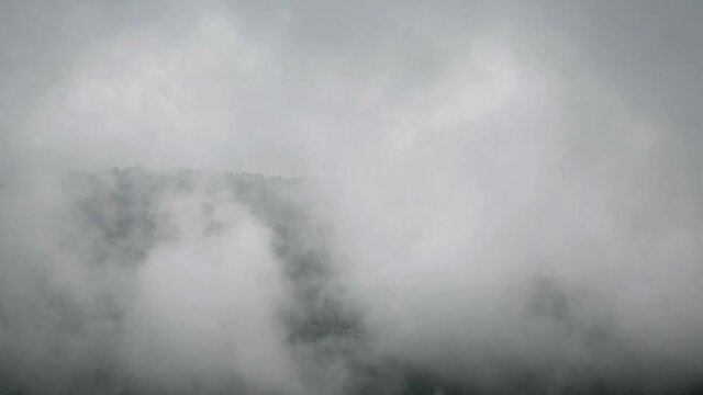 Abstract smoke cloud. Puffy fluffy white clouds sky. slow moving clouds.
