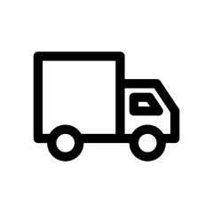 Fototapeta premium Lorry car icon. Vector.