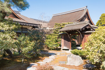 Kyoto Imperial Palace (Kyoto Gosho) in Kyoto, Japan. a former ruling palace of the Emperor of Japan.