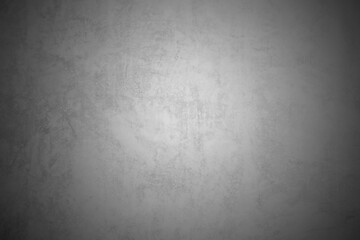 Abstract white grunge cement wall texture background with vignette dark, Gray concrete texture for interior design, white grunge cement painted wall texture.