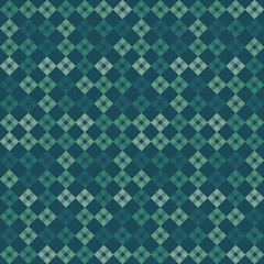 Fototapeta premium Geometric seamless repeating pattern of rhombuses